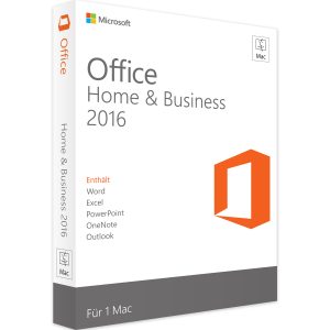 Microsoft Office 2016 Home and Business | für Mac | Accountgebunden
